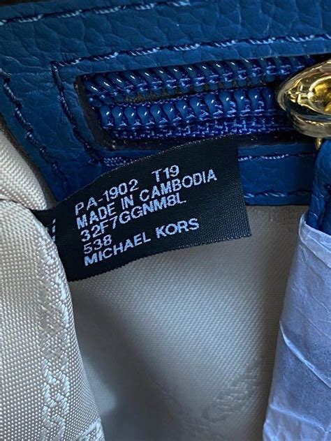 is michael kors made in cambodia|how to authenticate michael kors.